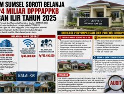 SPM SUMSEL Soroti Belanja Gedung, Layanan Internet, dan Jasa Tenaga Kesehatan DPPPAPPKB Ogan Ilir TA 2025
