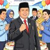 Puskesmas Cengal Ucapkan Selamat Ulang Tahun ke-60 Kepada Kadinkes OKI H. Muhammad Lubis