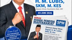 Koran SPM Ucapkan Selamat Ulang Tahun Kepada Kadinkes OKI H. M. Lubis