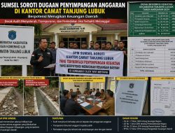 SPM Sumsel Soroti Dugaan Penyimpangan Pengelolaan Anggaran di Kantor Camat Tanjung Lubuk