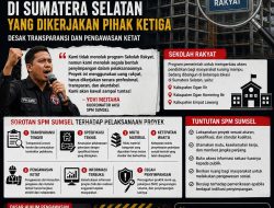 SPM SUMSEL Soroti Pembangunan Gedung Sekolah Rakyat: Desak Transparansi dan Pengawasan Ketat atas Pekerjaan Pihak Ketiga