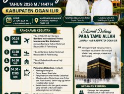 Pemerintah Kabupaten Ogan Ilir Siapkan Penyambutan Khusus Jamaah Haji 1447 H/2026 M di Masjid Agung An‑Nur