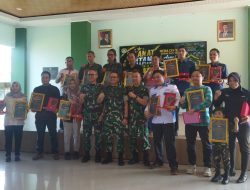 Kodim 0402/OKI Berikan Penghargaan kepada Mitra Media, Perkuat Sinergi Publikasi Program TMMD 2026