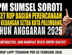 SPM Sumsel Soroti Belanja Perjalanan Dinas Rp4,86 Miliar dan Sejumlah Paket RUP Bagian Perencanaan dan Keuangan Setda Palembang TA 2025, Desak Transparansi dan Audit Menyeluruh