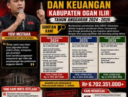 SPM Sumsel Desak KPK, BPK, dan APH Audit Menyeluruh Pengelolaan Anggaran Bagian Perencanaan dan Keuangan Ogan Ilir TA 2024–2026