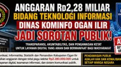 Anggaran Rp2,28 Miliar Bidang Teknologi Informasi Dinas Kominfo Ogan Ilir Jadi Sorotan