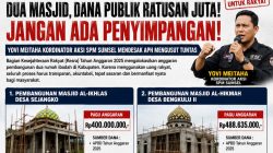 SPM Sumsel Soroti Anggaran Pembangunan Dua Masjid pada Bagian Kesra TA 2025, Desak Pengawasan Ketat dan Penindakan Sesuai Bukti