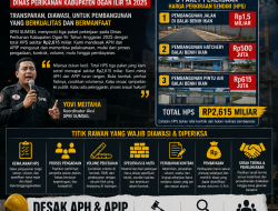 SPM SUMSEL SOROT PAKET DINAS PERIKANAN OGAN ILIR 2025 SENILAI RP2,615 MILIAR