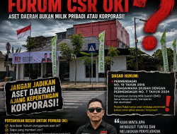 Rumah Dinas Camat Kayuagung Diduga Beralih Fungsi Jadi Kantor Forum CSR