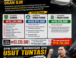 BPK Temukan Kelebihan Pembayaran Rp53,33 Juta di Tiga Kecamatan Ogan Ilir