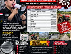 APBD PERUBAHAN DINAS PERTANIAN OGAN ILIR TA 2025 DISOROT