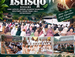 Grup Dadakan Desa Tanjung Pinang Gelar Sholat Istisqo